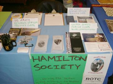 Hamiliton Society table